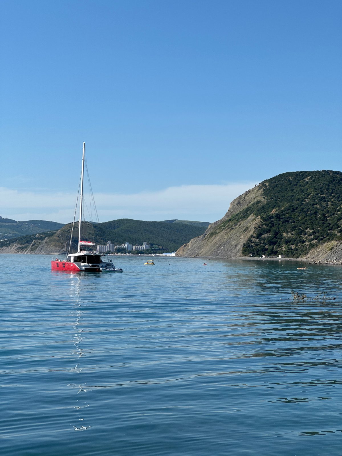 Peaceful boating activity observed off Russian Black Sea coast