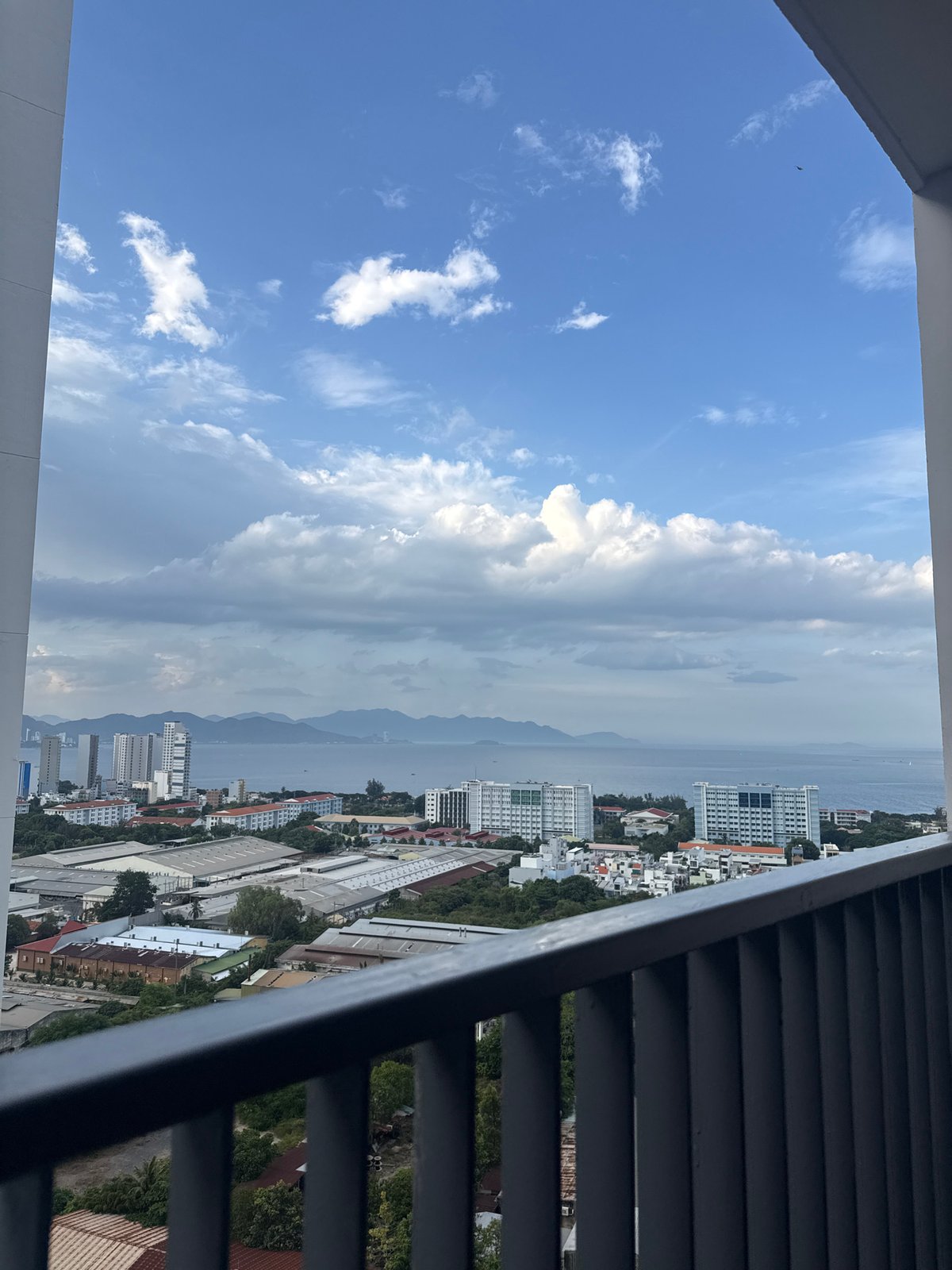 Lazy morning in a decorated Nha Trang apartment, city views included