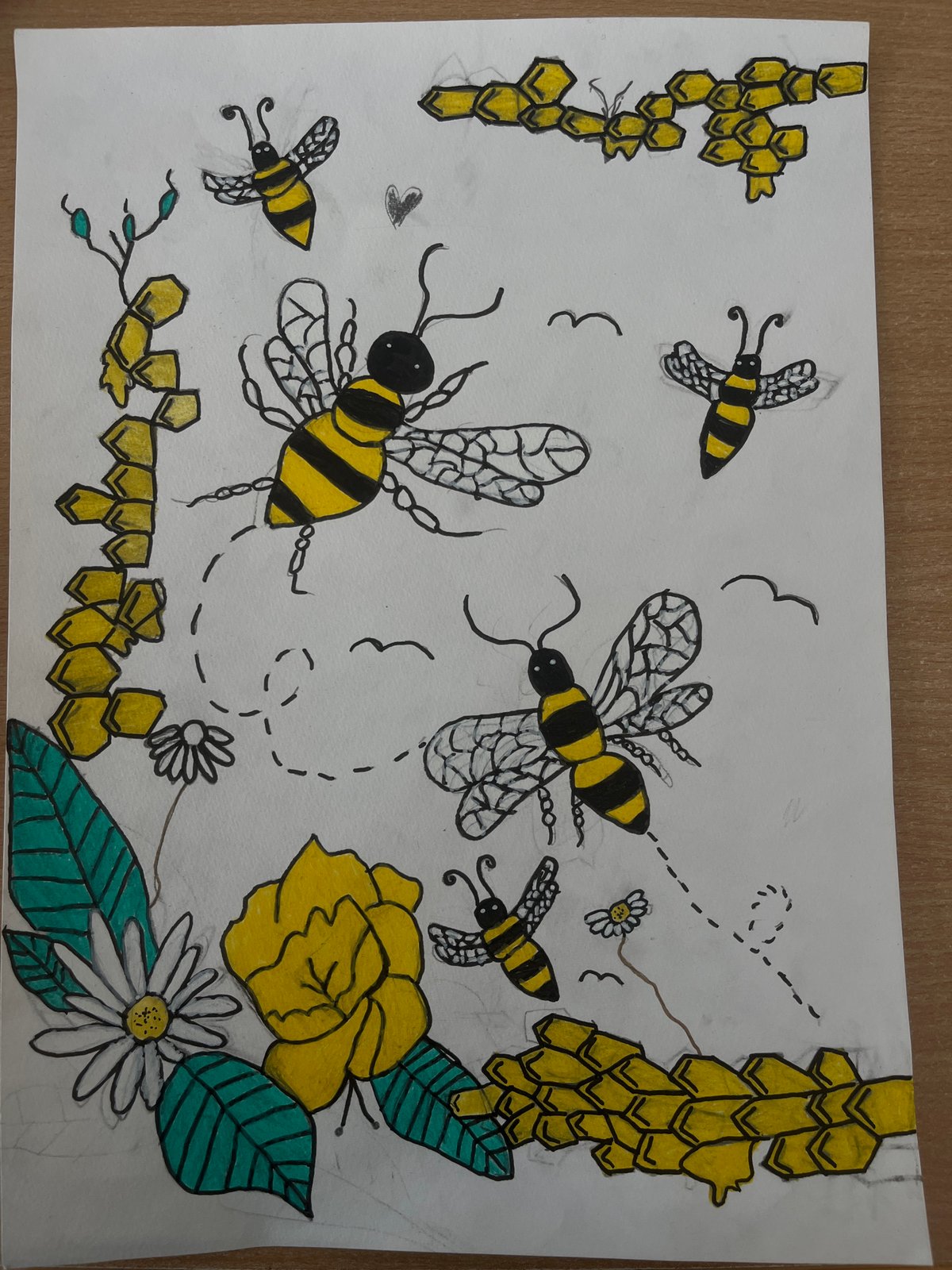 Student artwork and school activities documented in Karnobat, Bulgaria