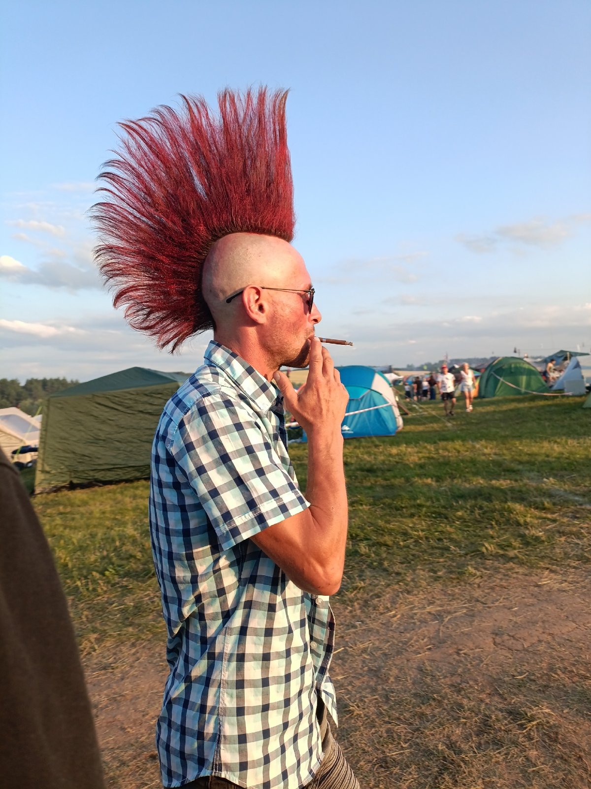 Outdoor music festival in full swing at Lagunovo, Russia
