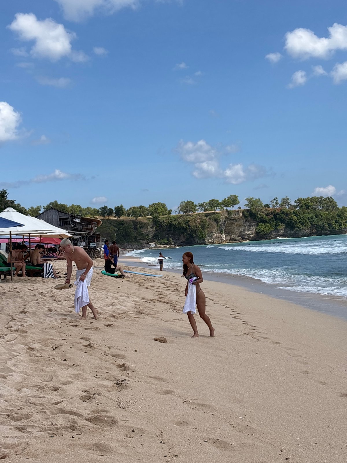 Morning surf session documented at Kuta Selatan beaches
