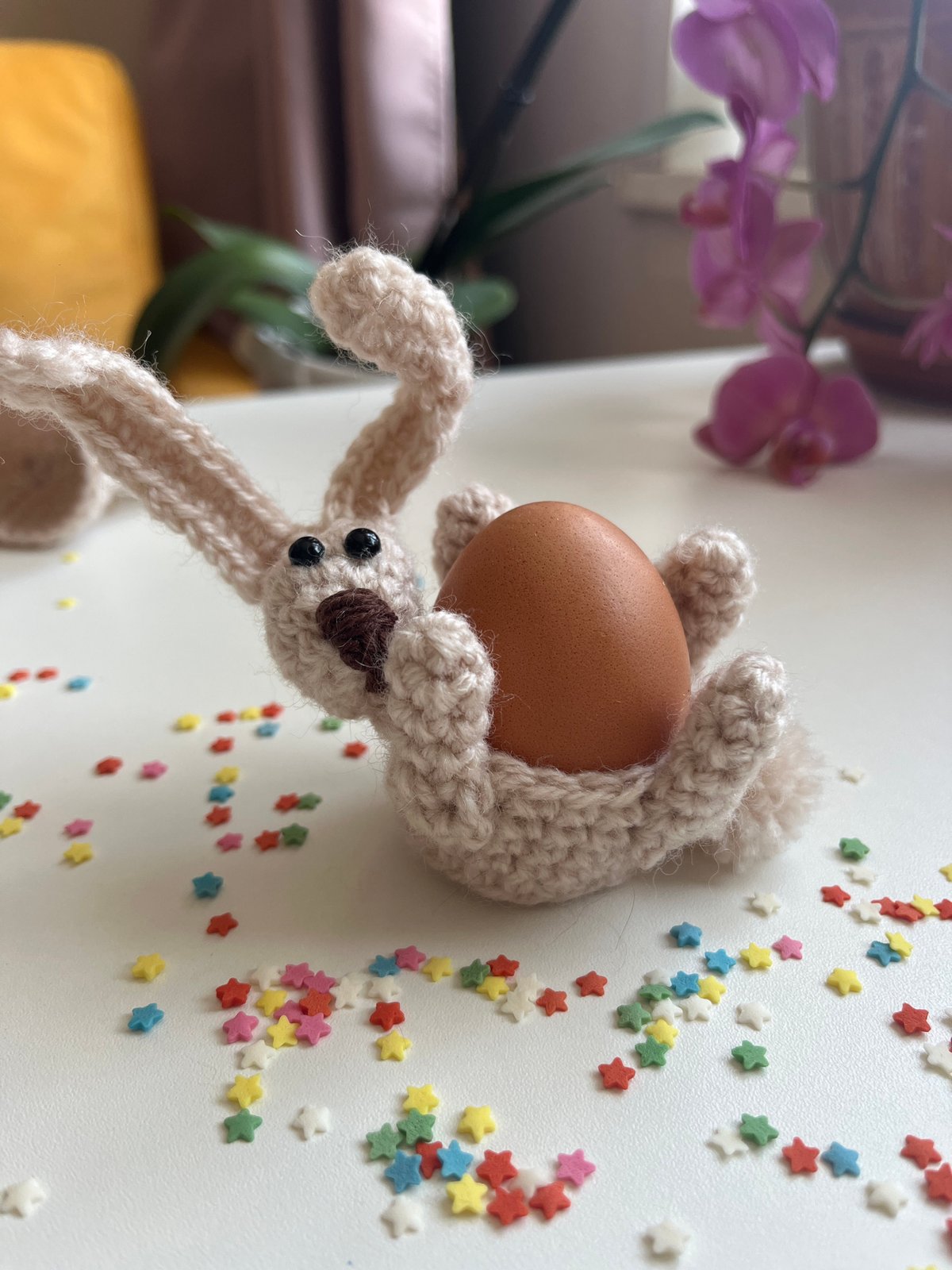 Handcrafted Easter decorations displayed in Nizhny Novgorod home