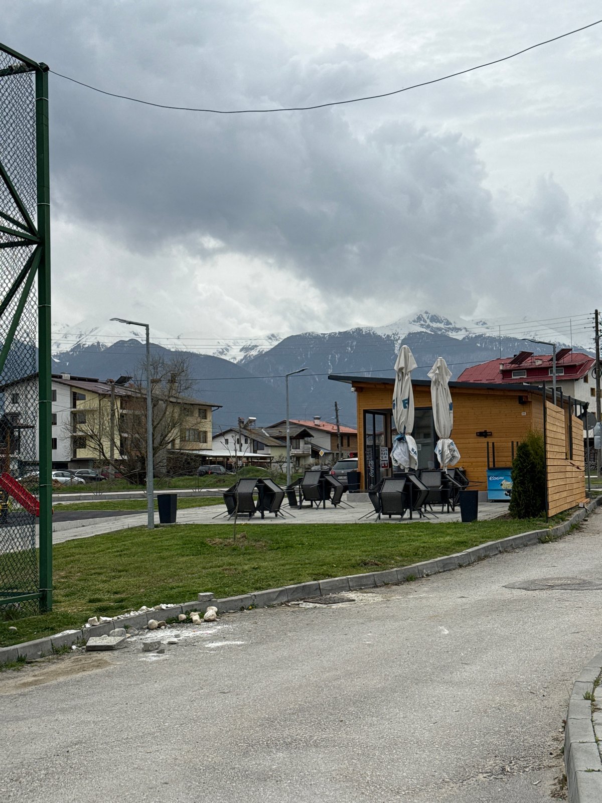 Ordinary moments captured in Razlog, Bulgaria under overcast skies
