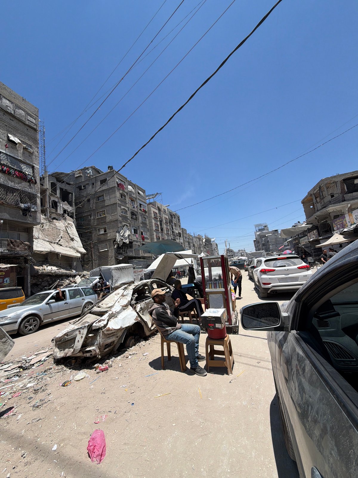 Gaza residents navigate daily life amid damaged cityscape