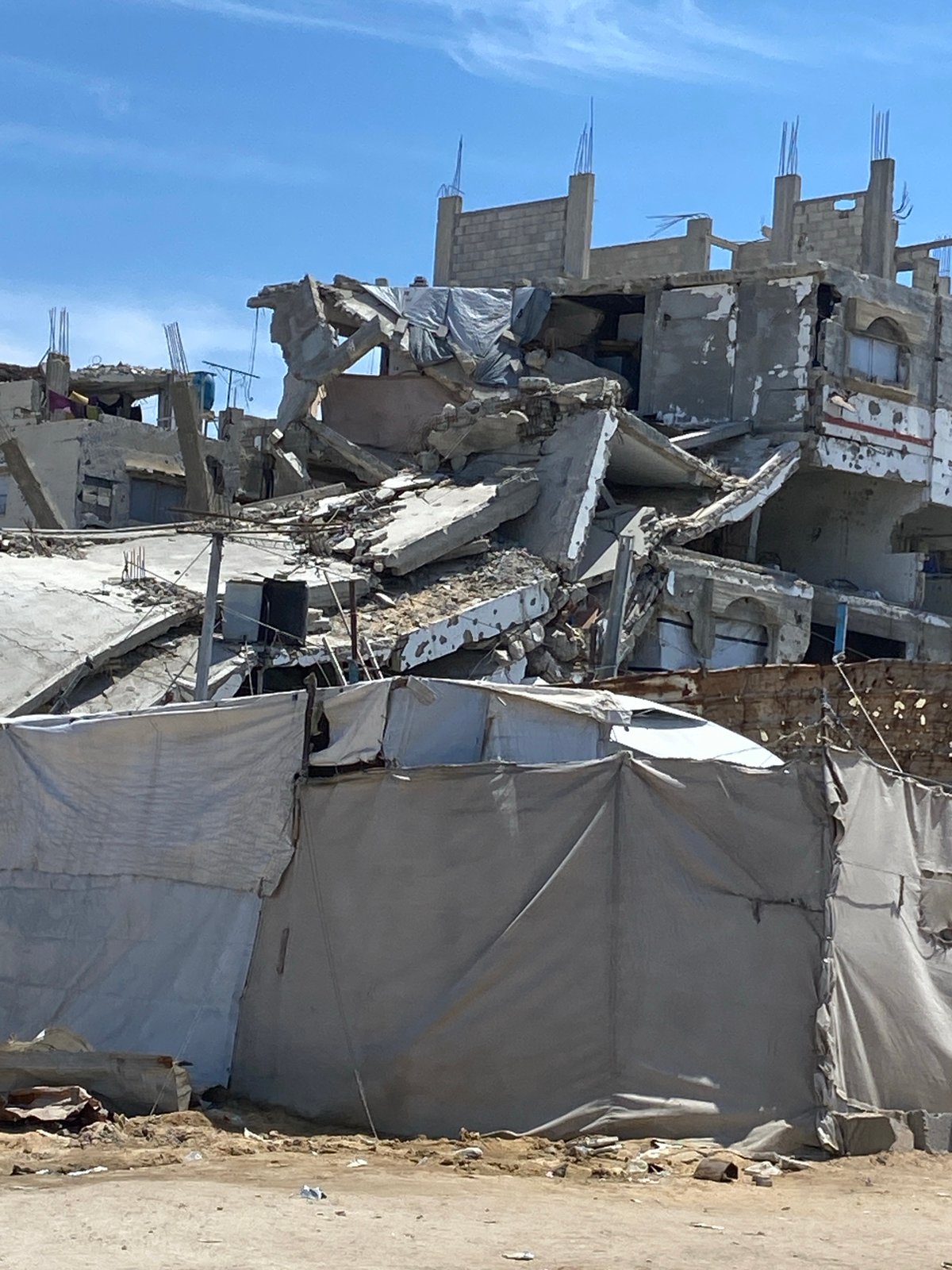 Damaged buildings documented in Gaza City