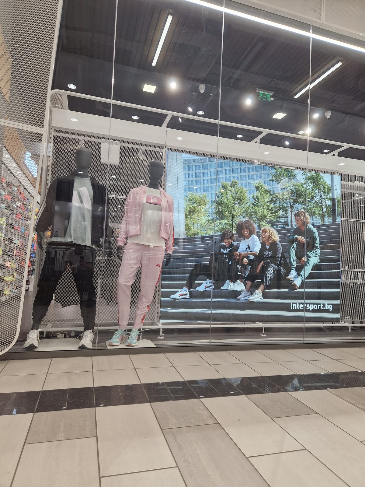 Shopping mall interior observed in Sofia, Bulgaria