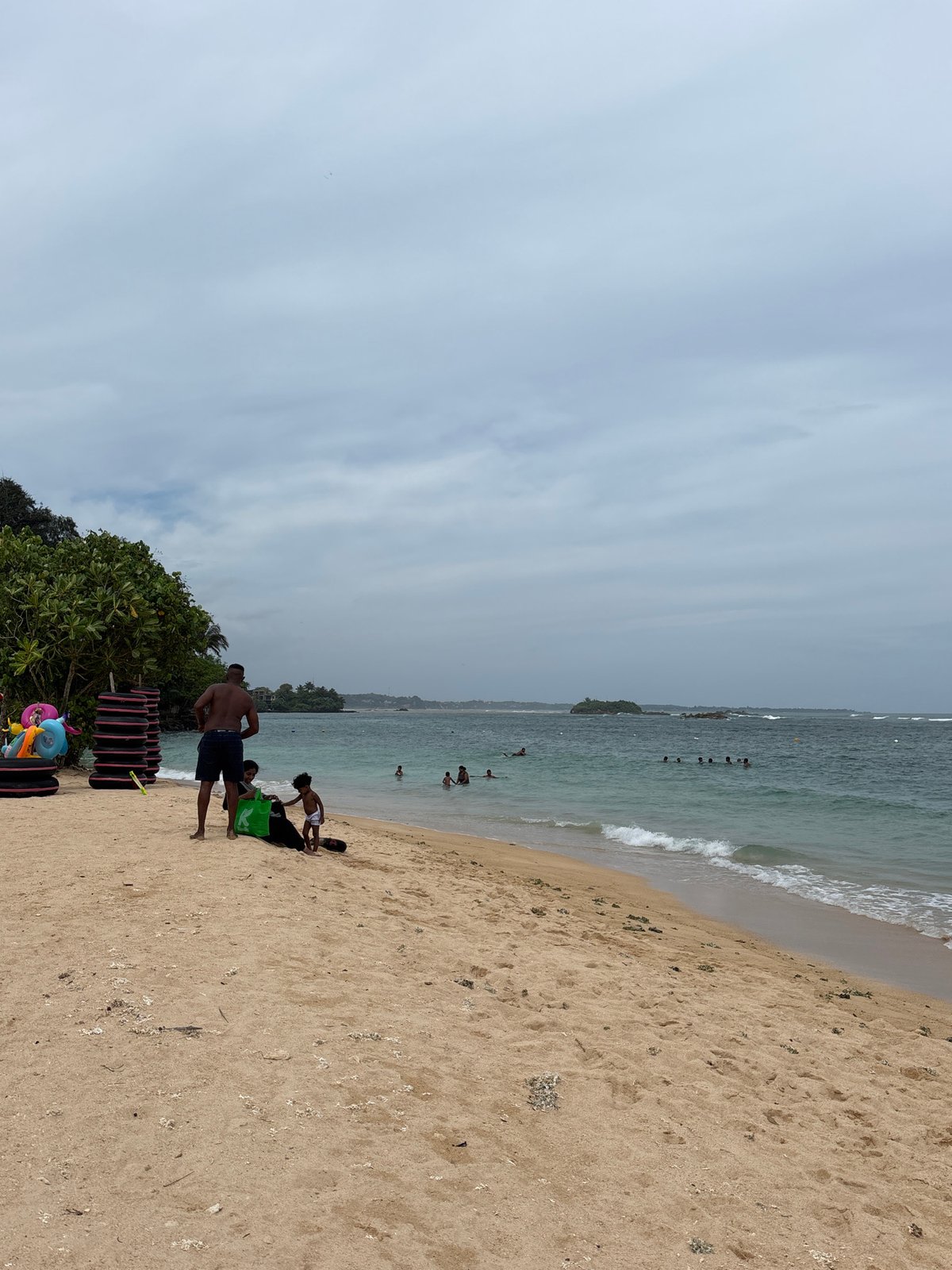 Morning beach life captured in Weliweriya, Sri Lanka