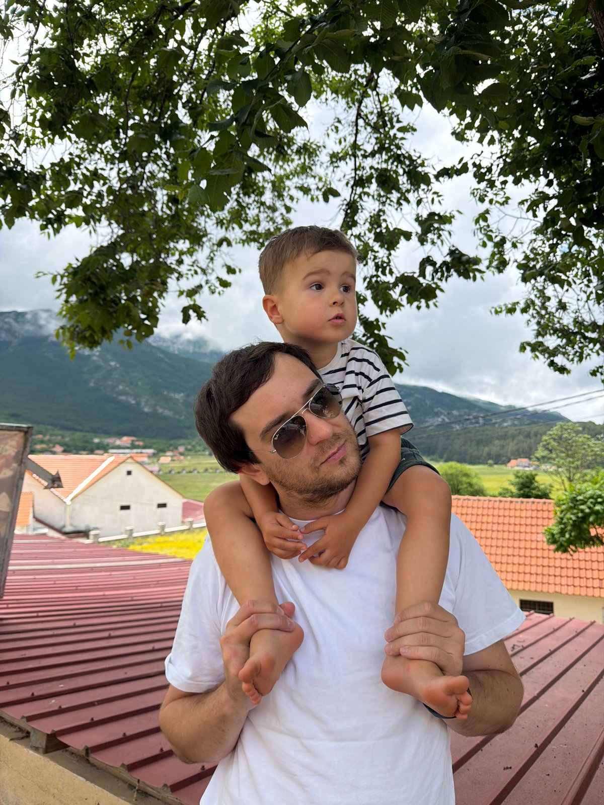 Family visits scenic Montenegro mountain village, captures memories
