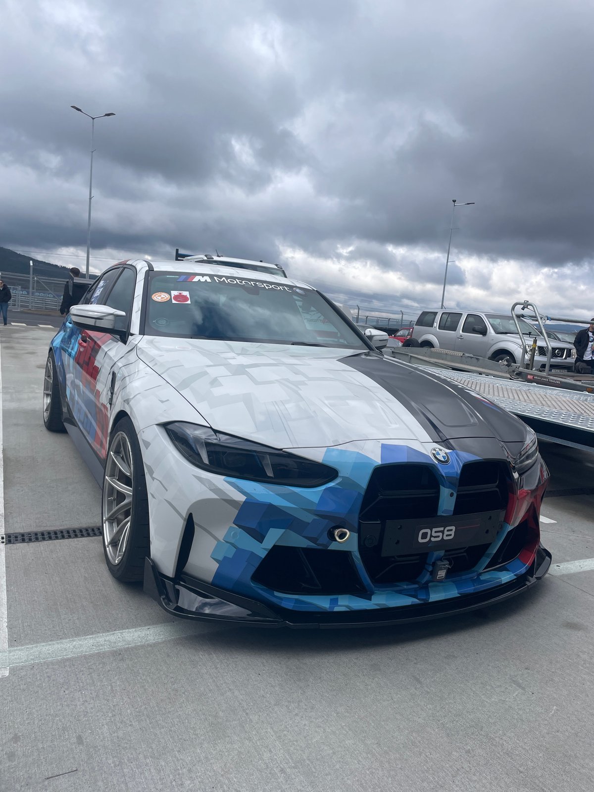 High-performance cars gather in Bulgarian parking area