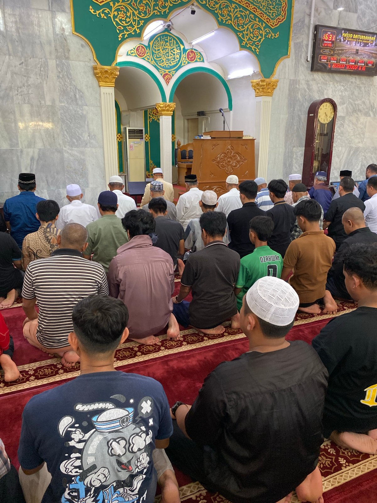 Prayer time and coffee culture in Lhokseumawe, Indonesia
