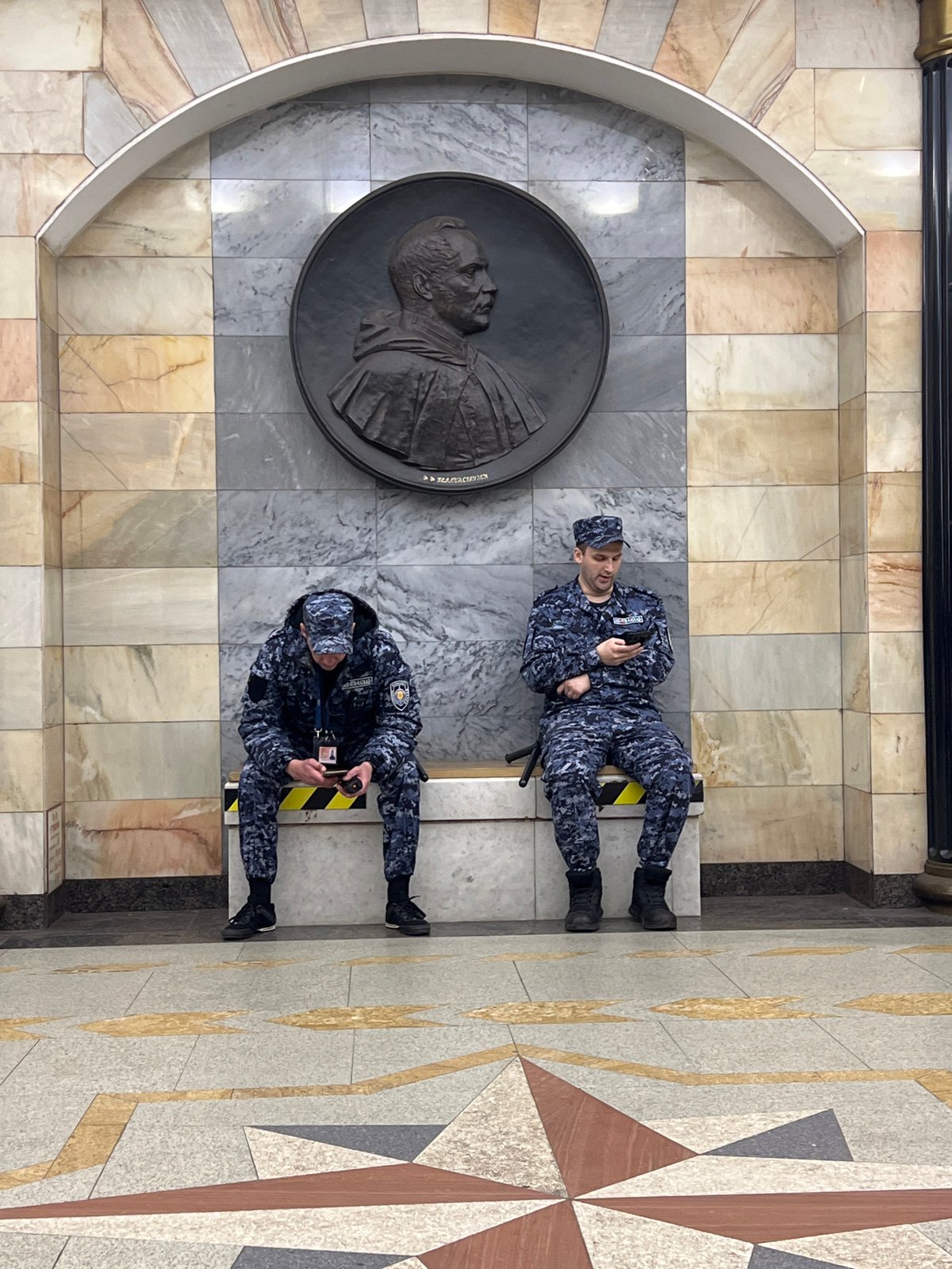 WWII Photo Exhibition Displayed on Saint Petersburg Street