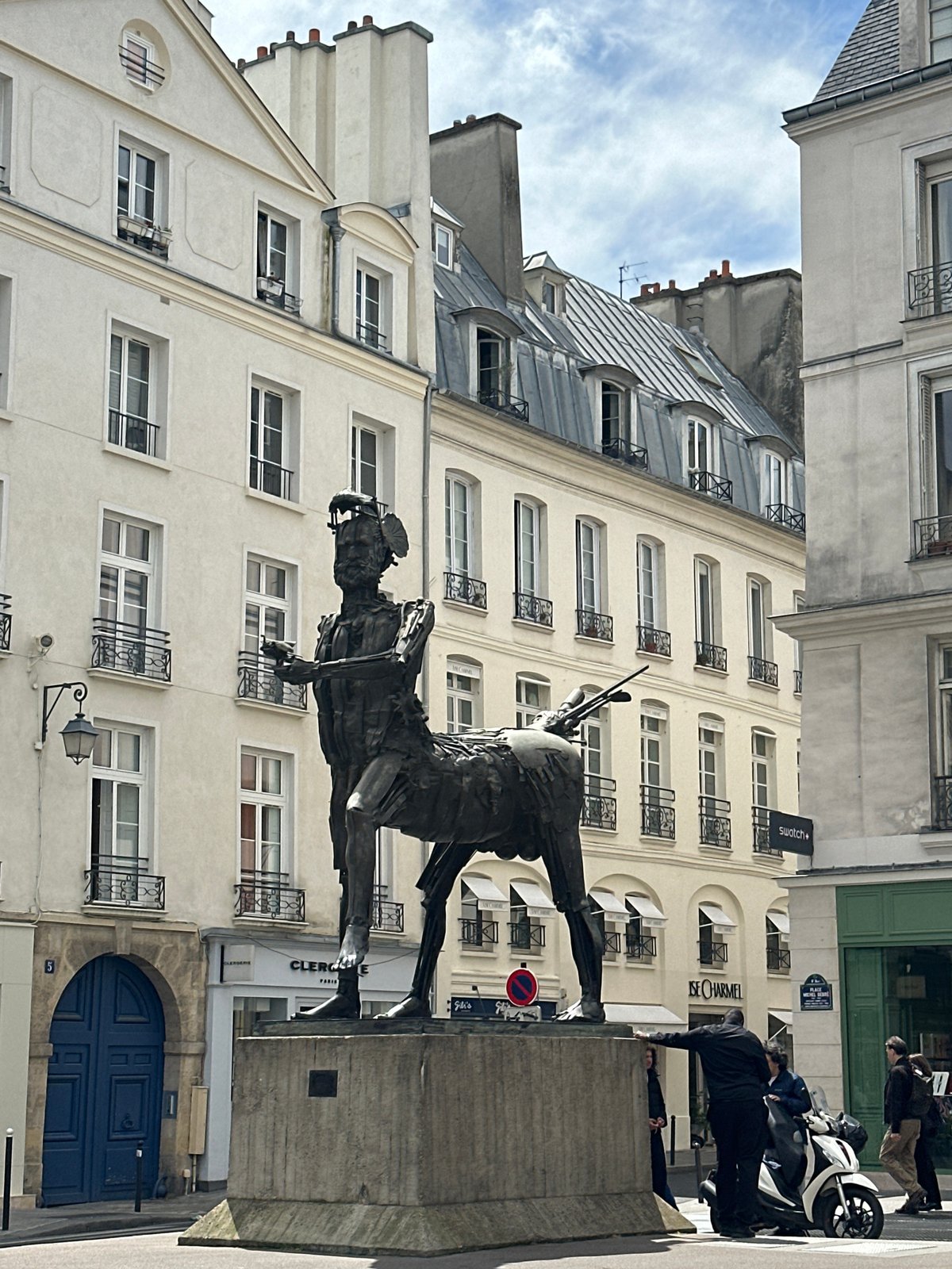 Tourist documents Paris street scenes and luxury watch displays