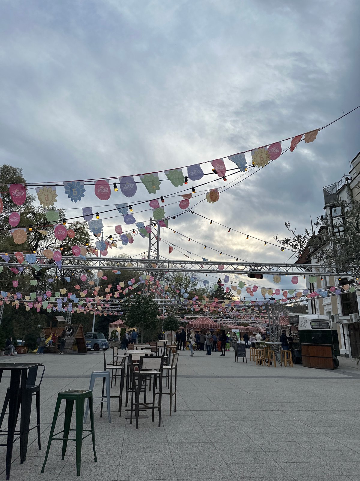 Tourist documents Plovdiv landmarks and street scenes in Bulgaria