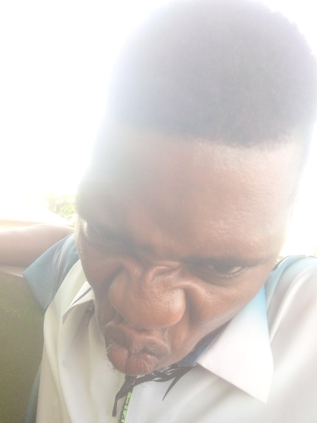 Students documented during morning school activities in uniforms