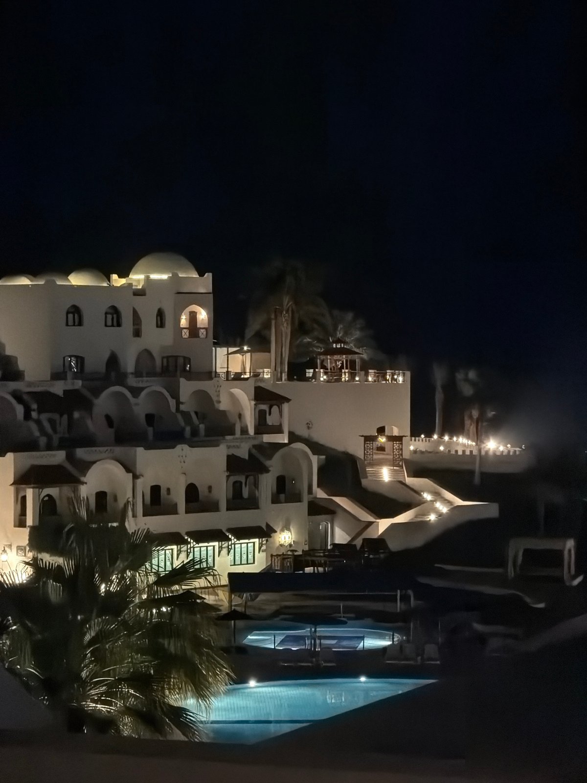 Nighttime resort scenes captured in Sharm El Sheikh