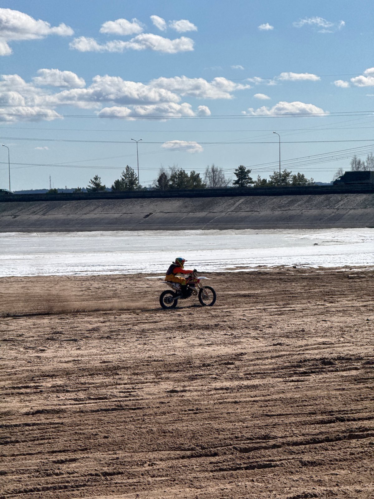 Spring outdoor activities observed in Chaikovsky, Russia