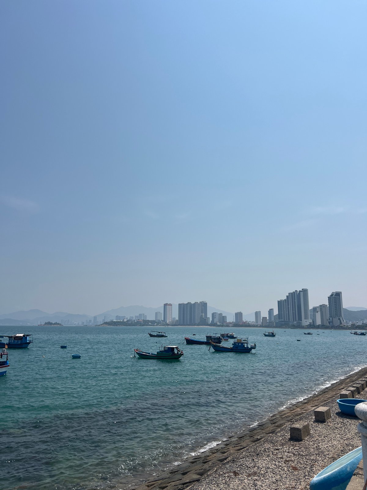 Morning coastal walk and temple visit documented in Nha Trang