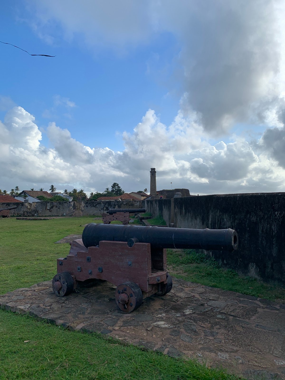 Morning at Galle Fort: ramparts, street life, and cricket