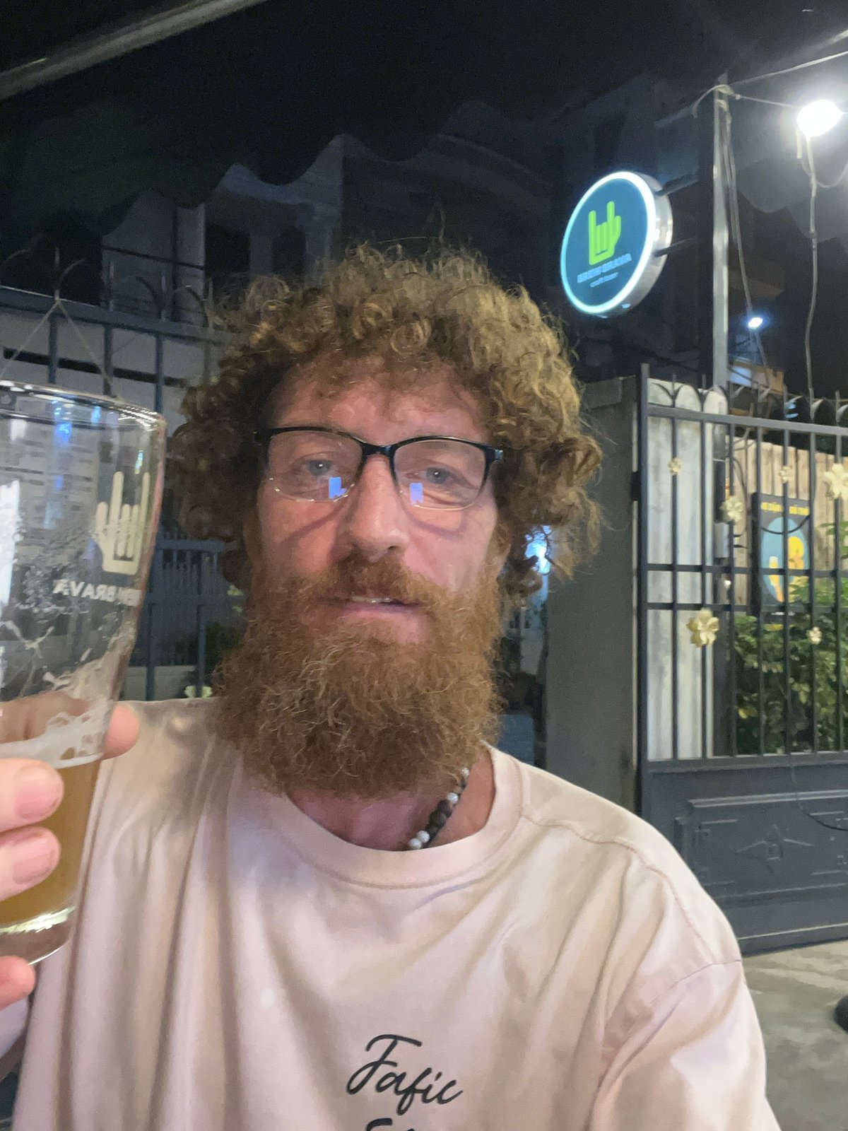 Beer, dogs, and neon buses on a Nha Trang night out