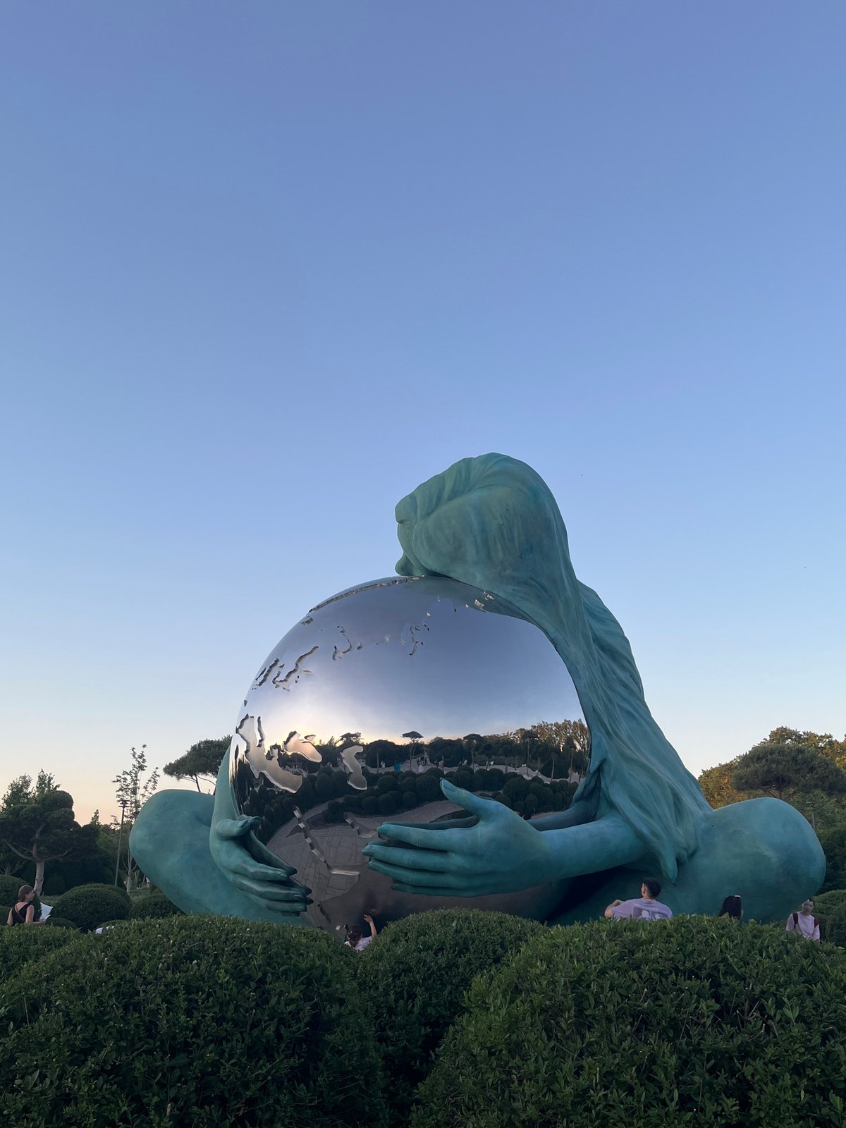 Krasnodar park sculpture and architecture, multiple angles