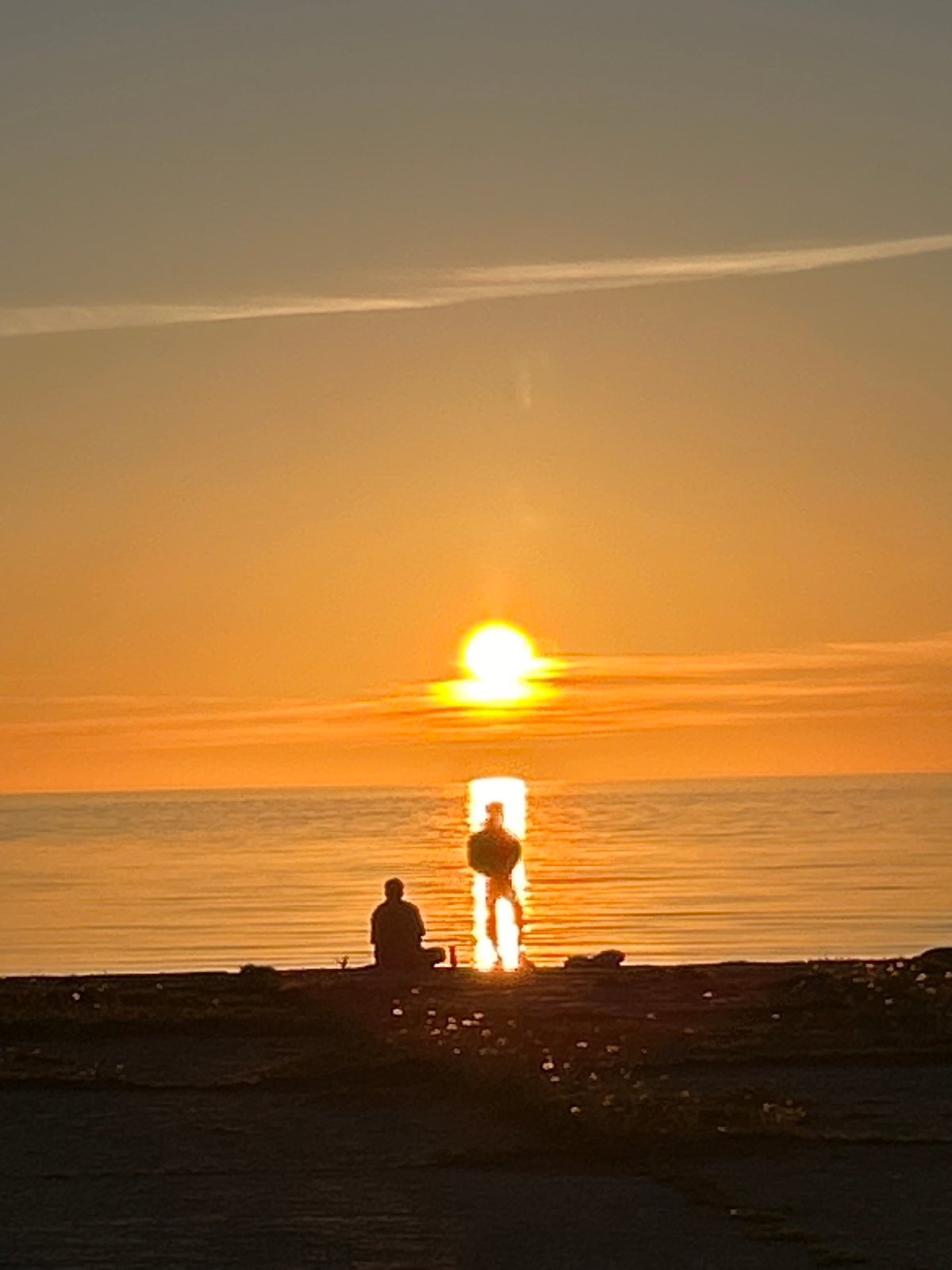 Sunset captured from multiple waterfront locations across Tallinn, Estonia