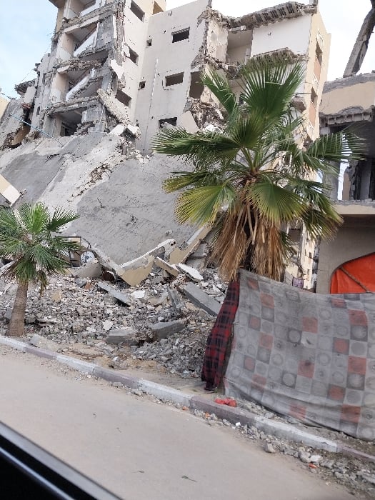 Extensive building damage documented in Khan Yunis, Palestinian Territory