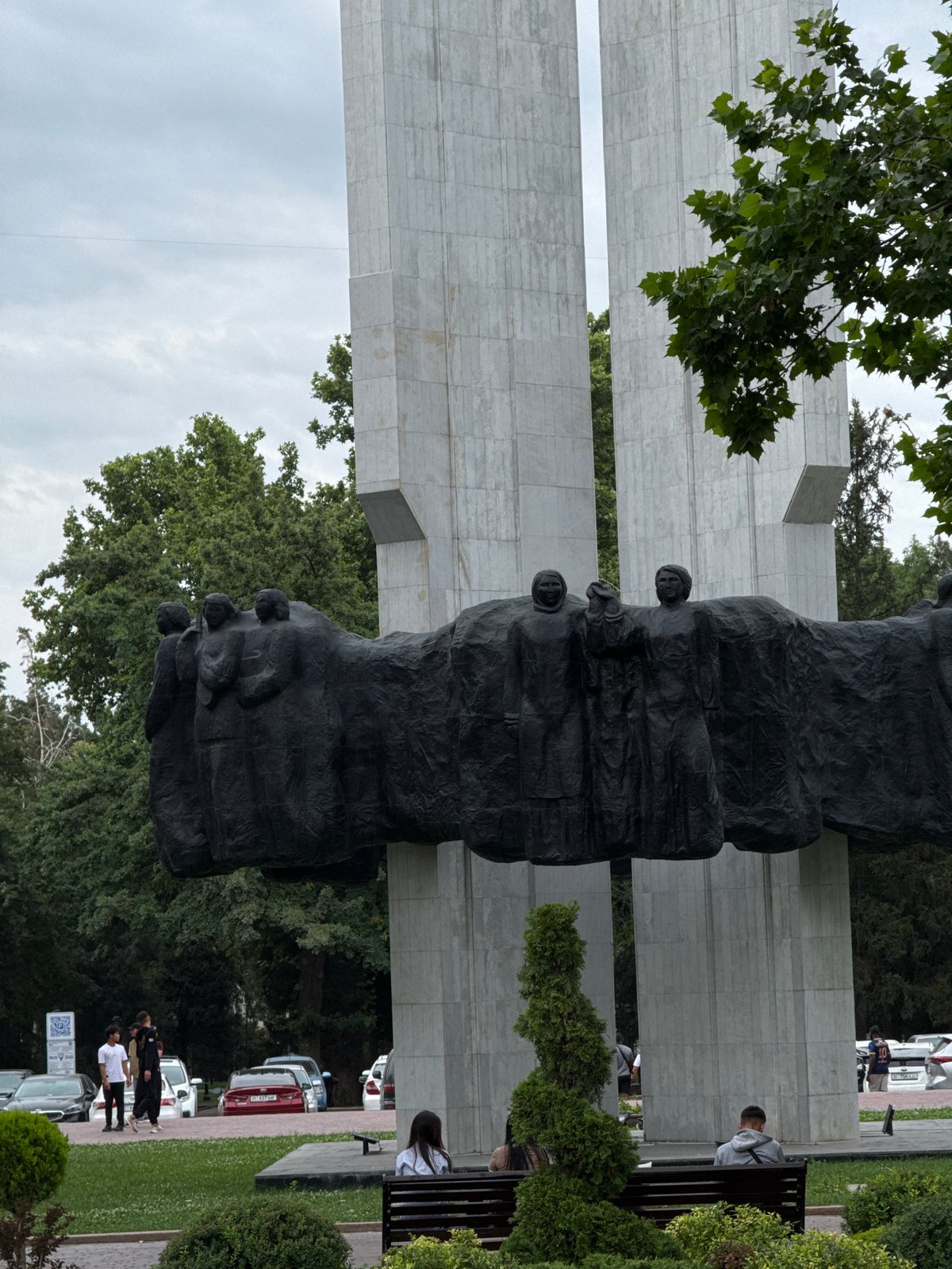 Government district and public spaces documented in Bishkek
