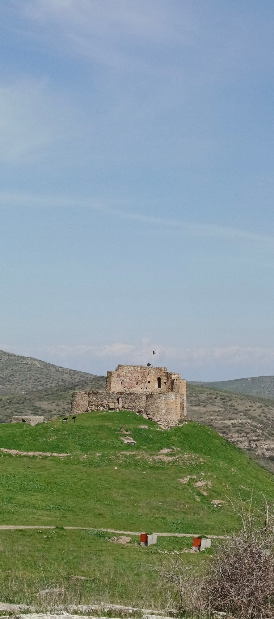 Ancient Armenian khachkars and fortress ruins documented in Berdavan