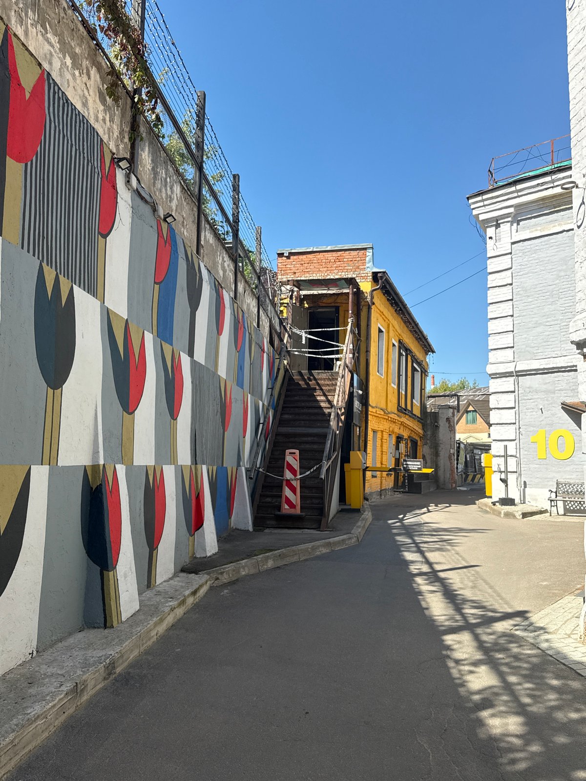 Summer morning at Moscow's Artplay Design Center