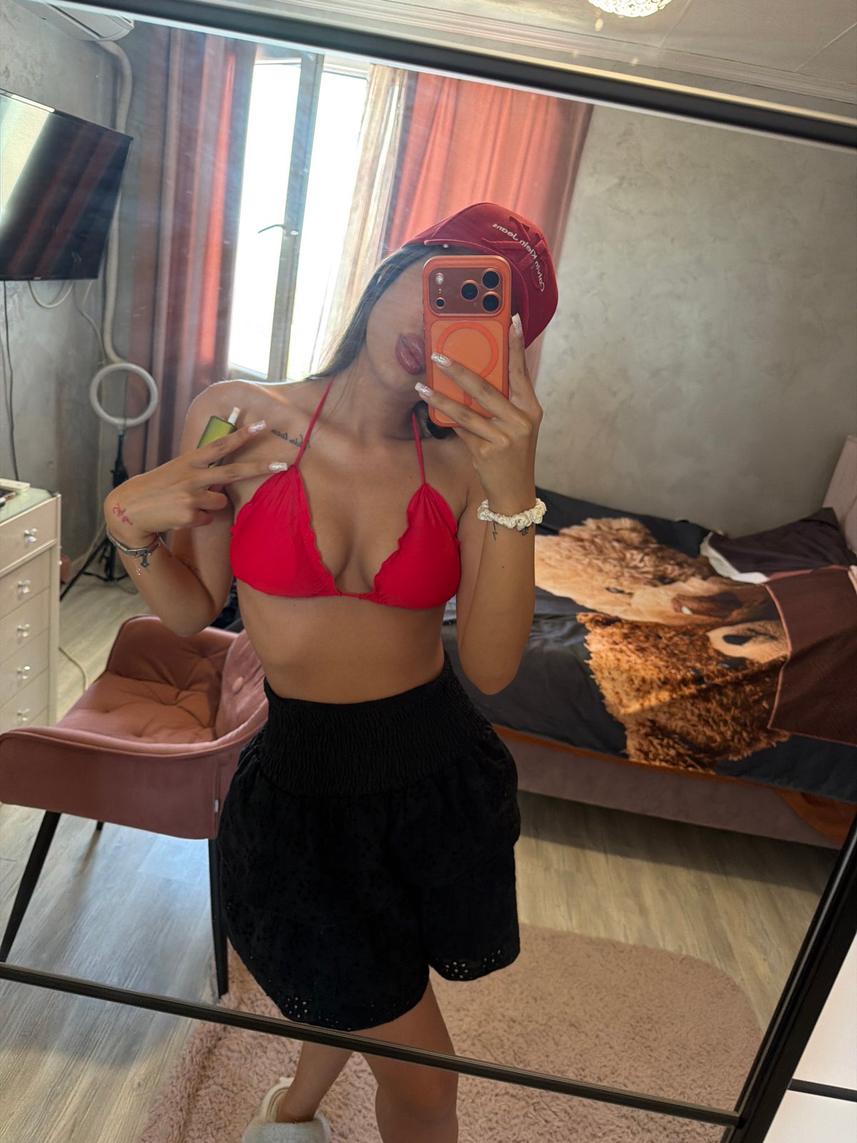 Burgas morning: bedroom selfie and aerial city view