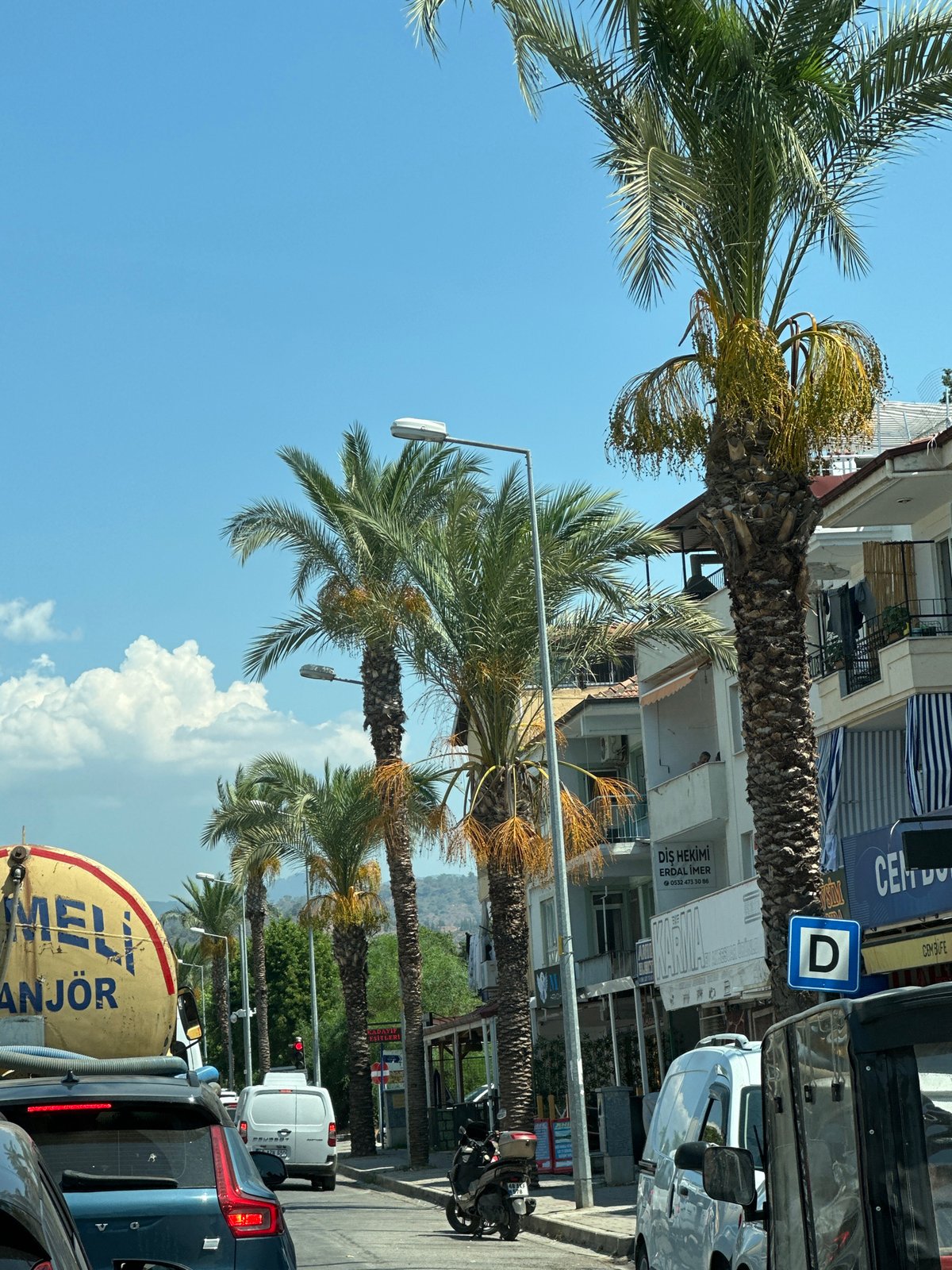Lazy July morning in Fethiye, streets and balcony downtime