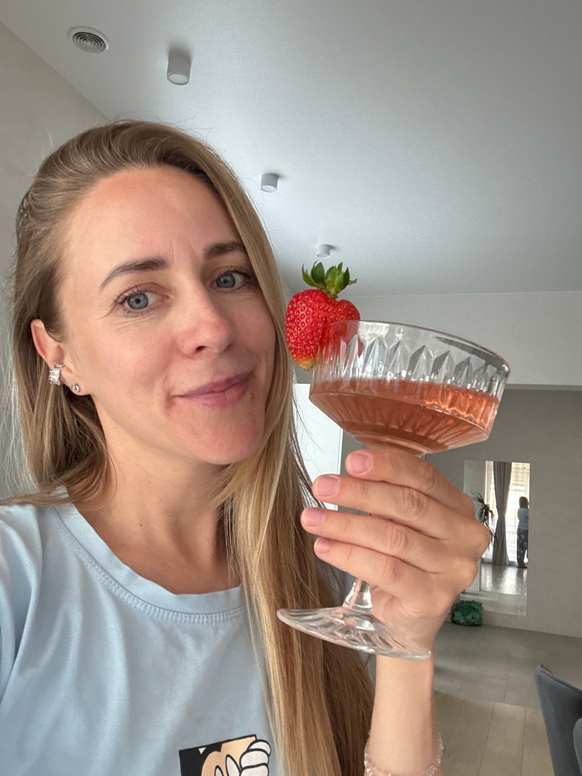 Rainbow day in Chaikovsky with strawberry drinks and dog play
