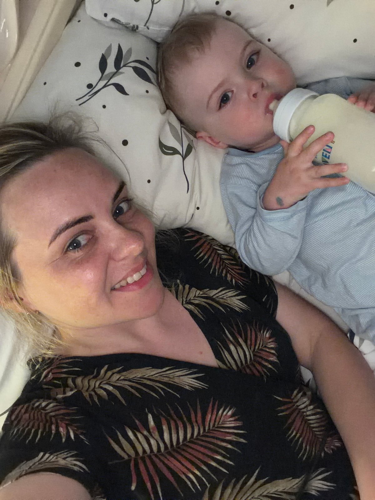Domestic moments with mother, baby, and small dog in Votkinsk