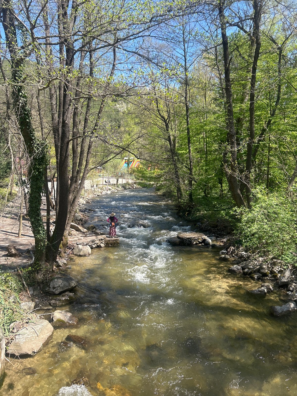 Morning walk documented through Blagoevgrad parks and riverside areas