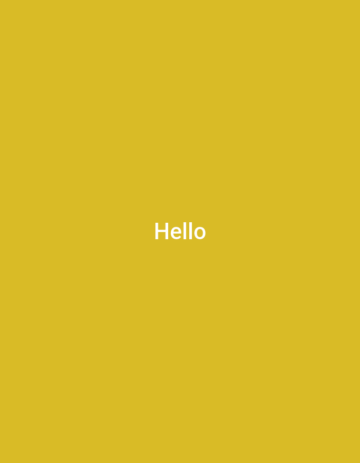Yellow display shows 'Hello' message at unidentified location