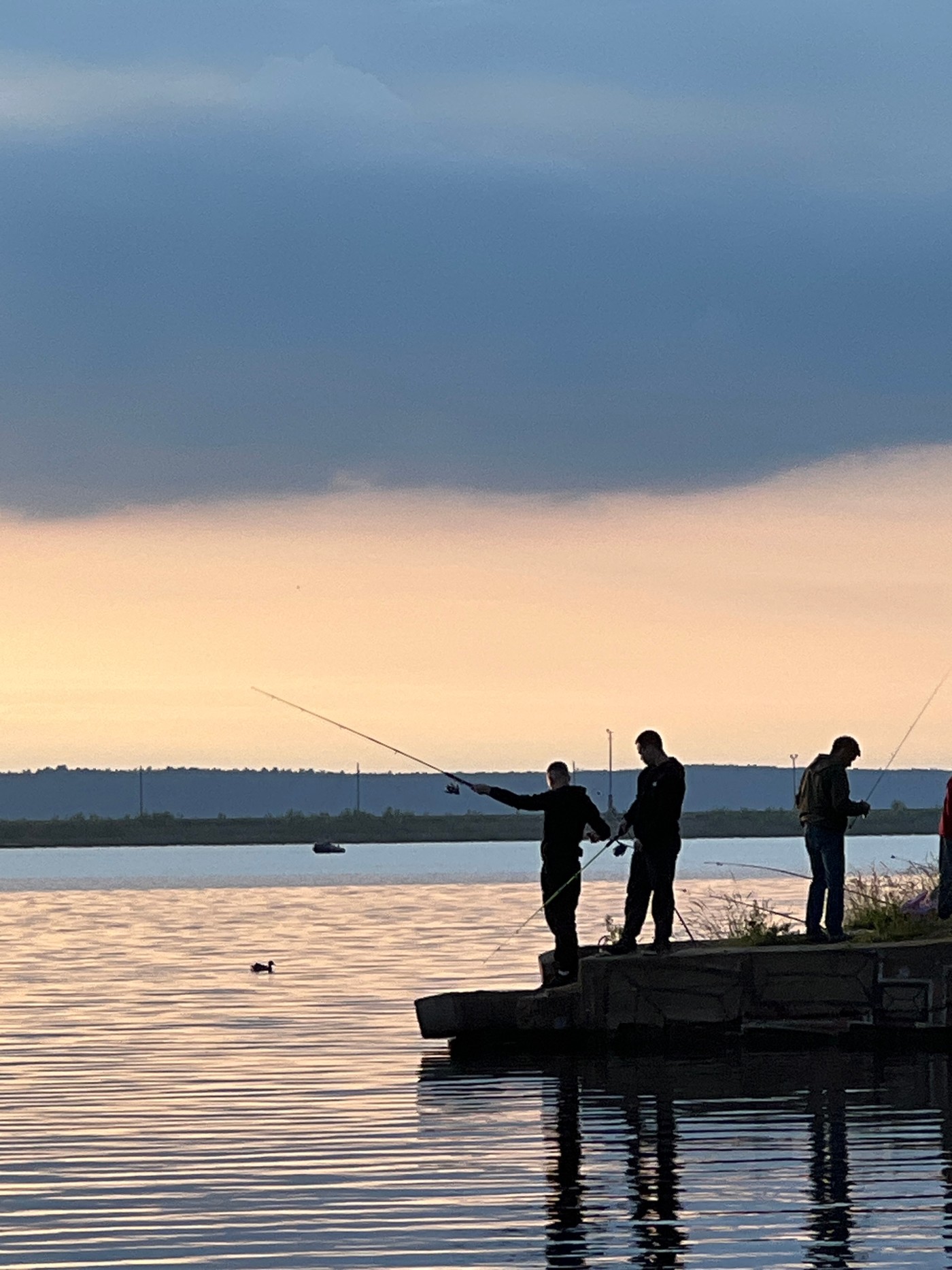 Summer evening along the Kama River in Chaikovsky