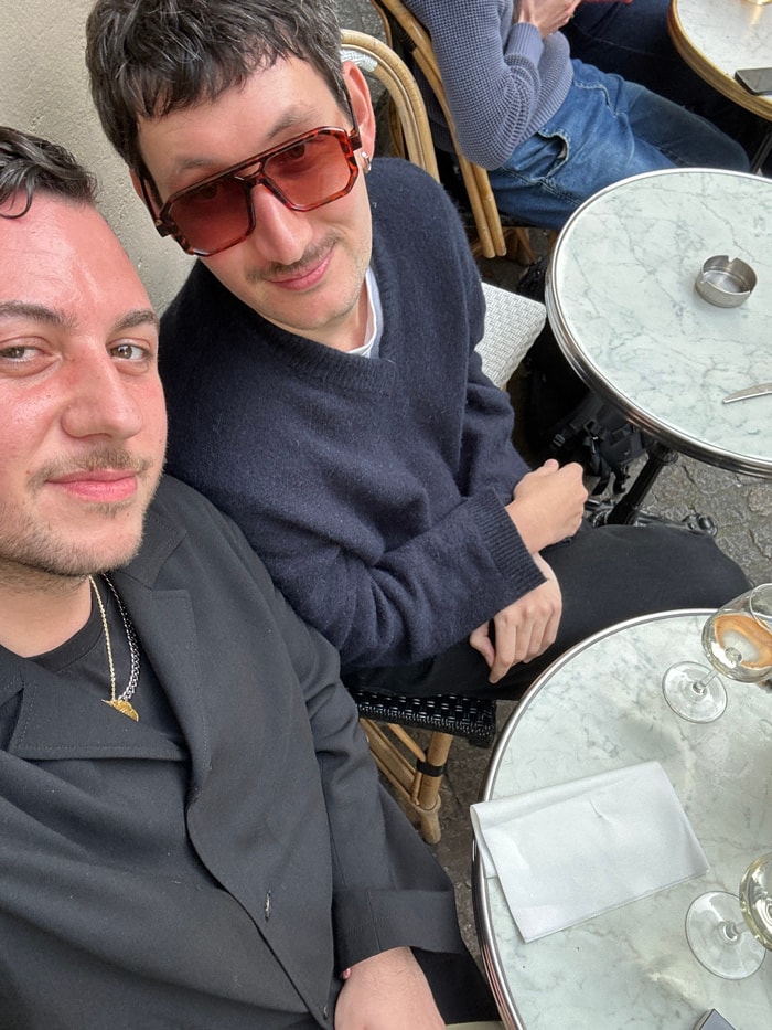 Fashion retail tour documented across Paris cafés and boutiques