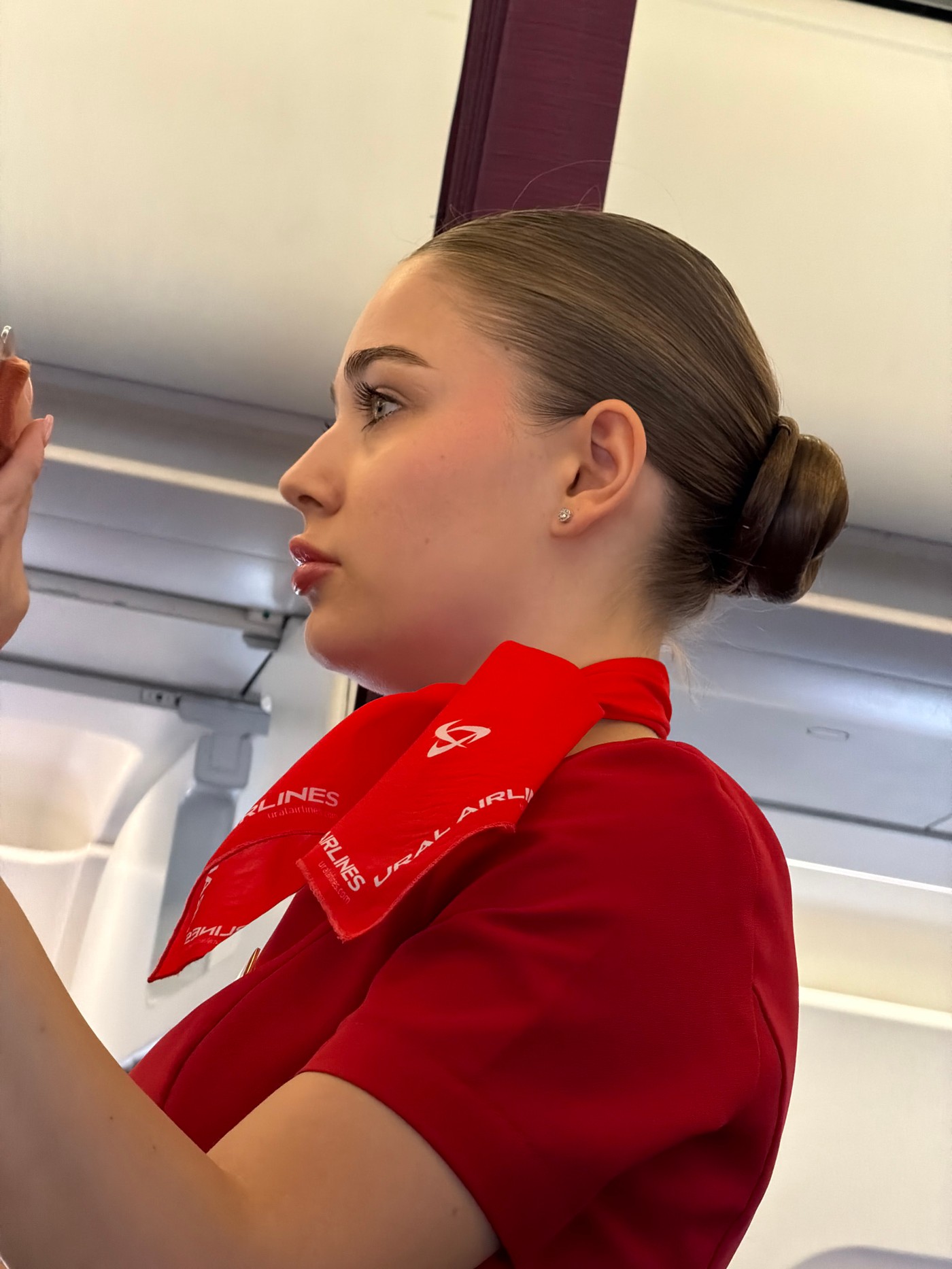 Ural Airlines employee spotted in Turkish city