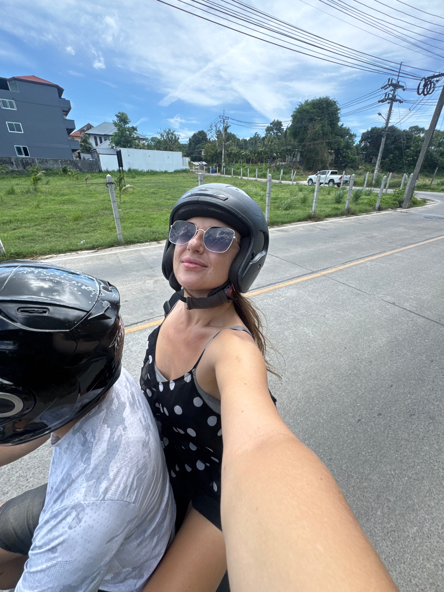 Scooter day out past temples, markets, and a Central mall