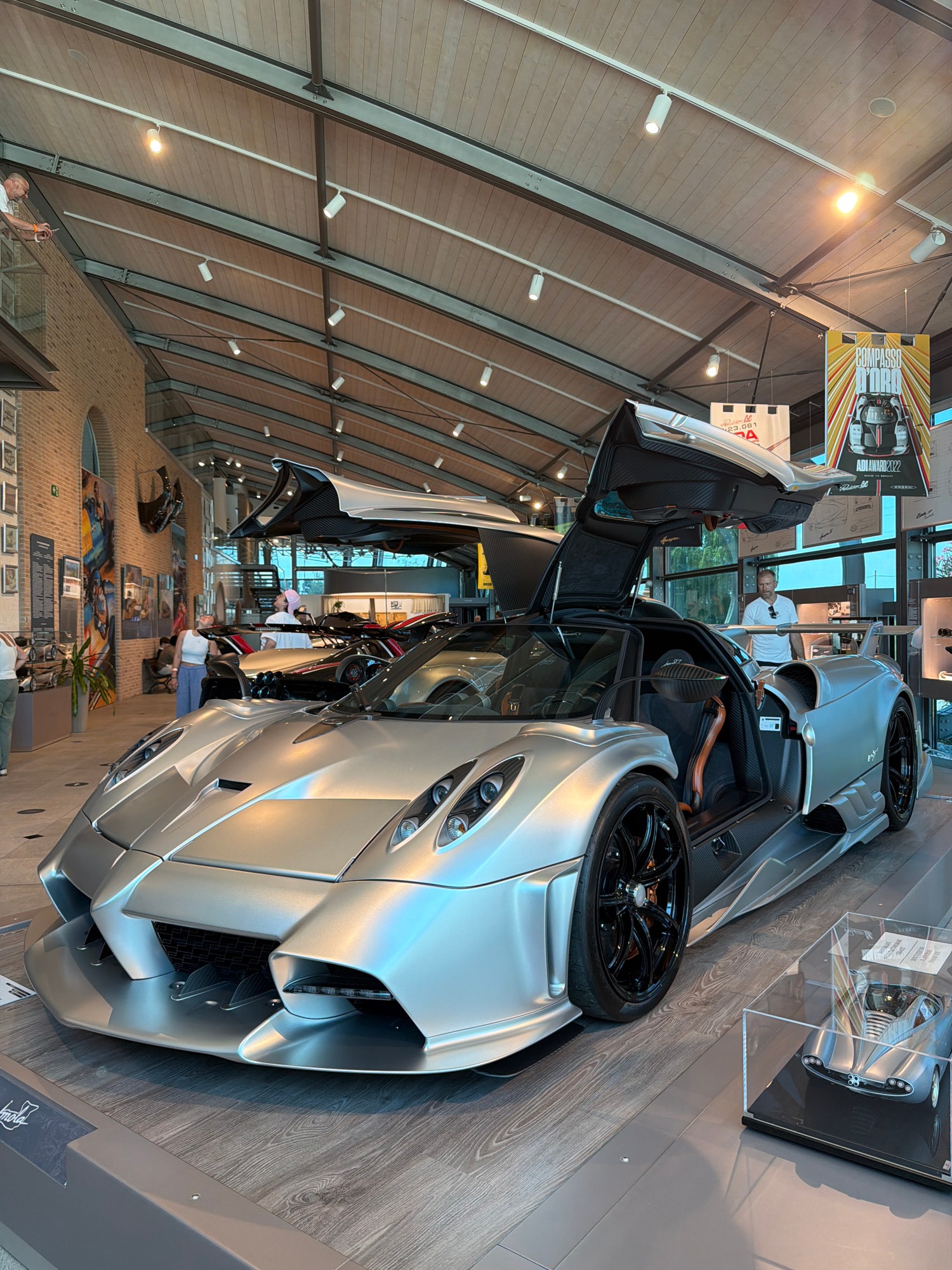 Up close at the Pagani museum: Huayra BCs and AMG engines on display