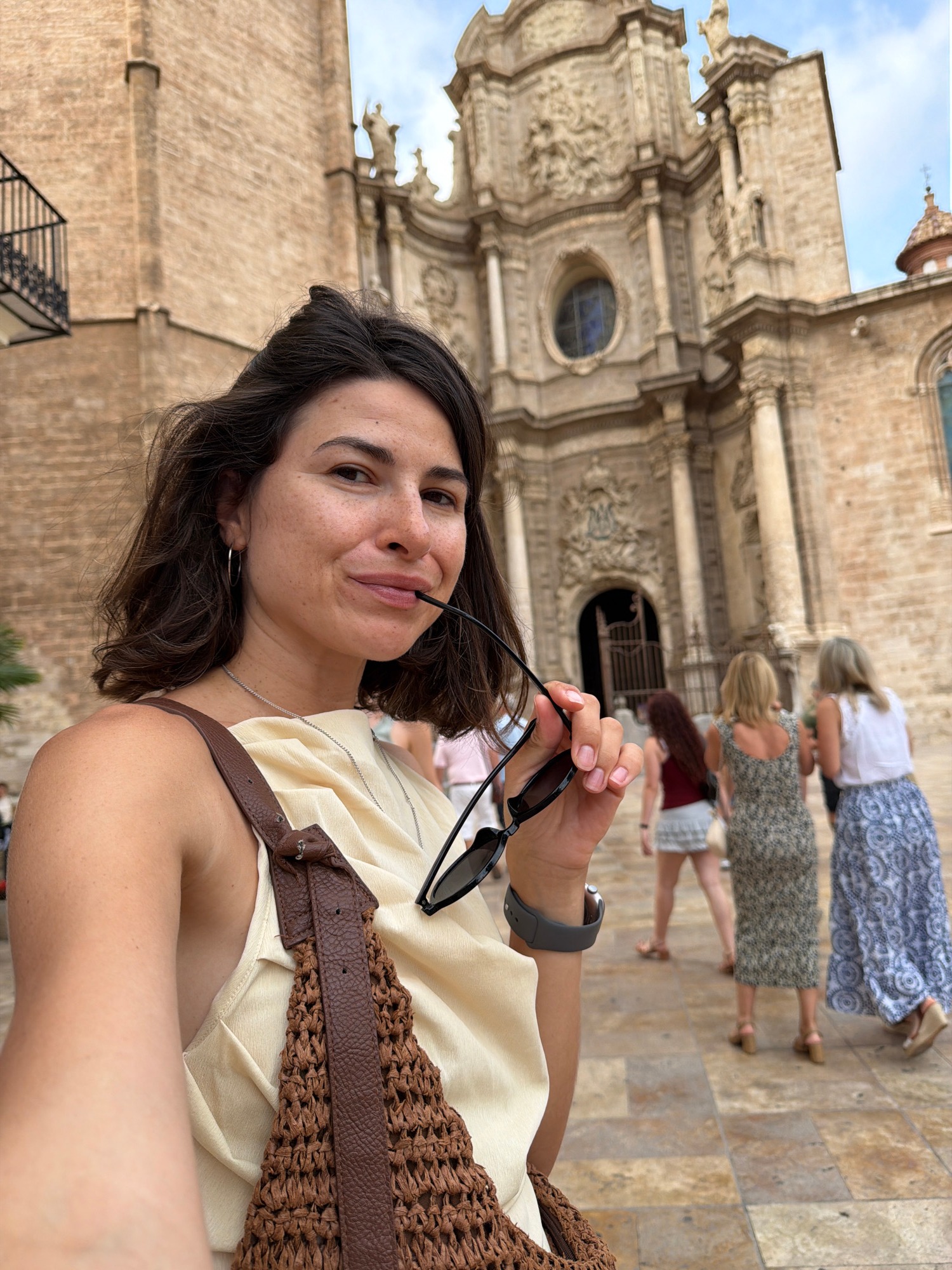 Afternoon out in a historic European city square and park