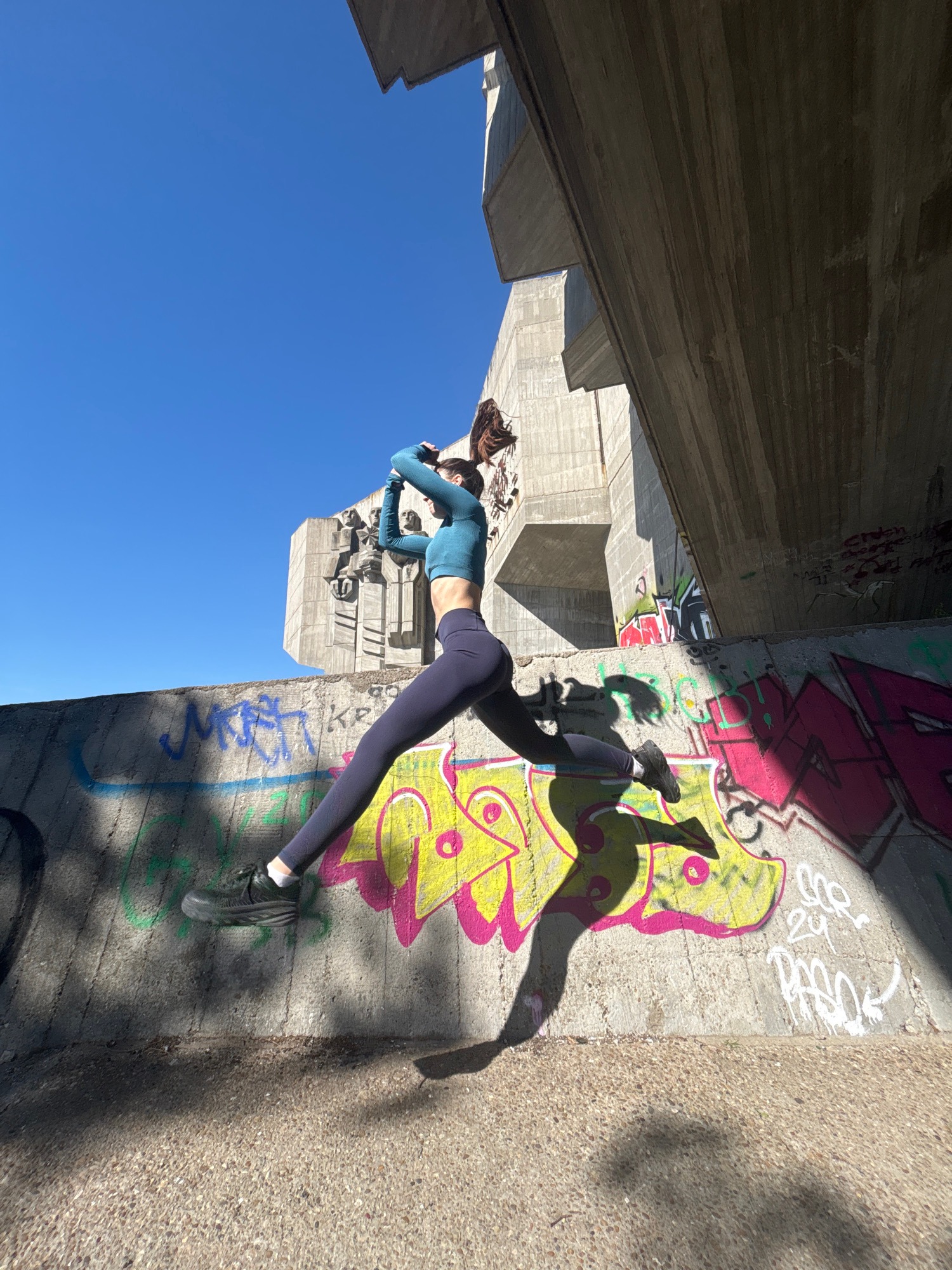 Urban Canvas: Acrobatics Meet Street Art