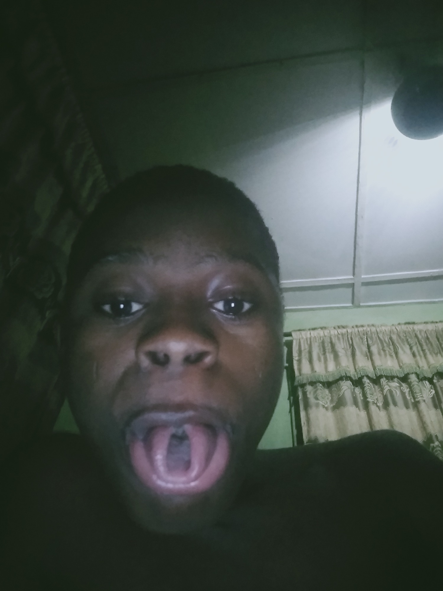 Late-night selfie session captures playful poses and expressions