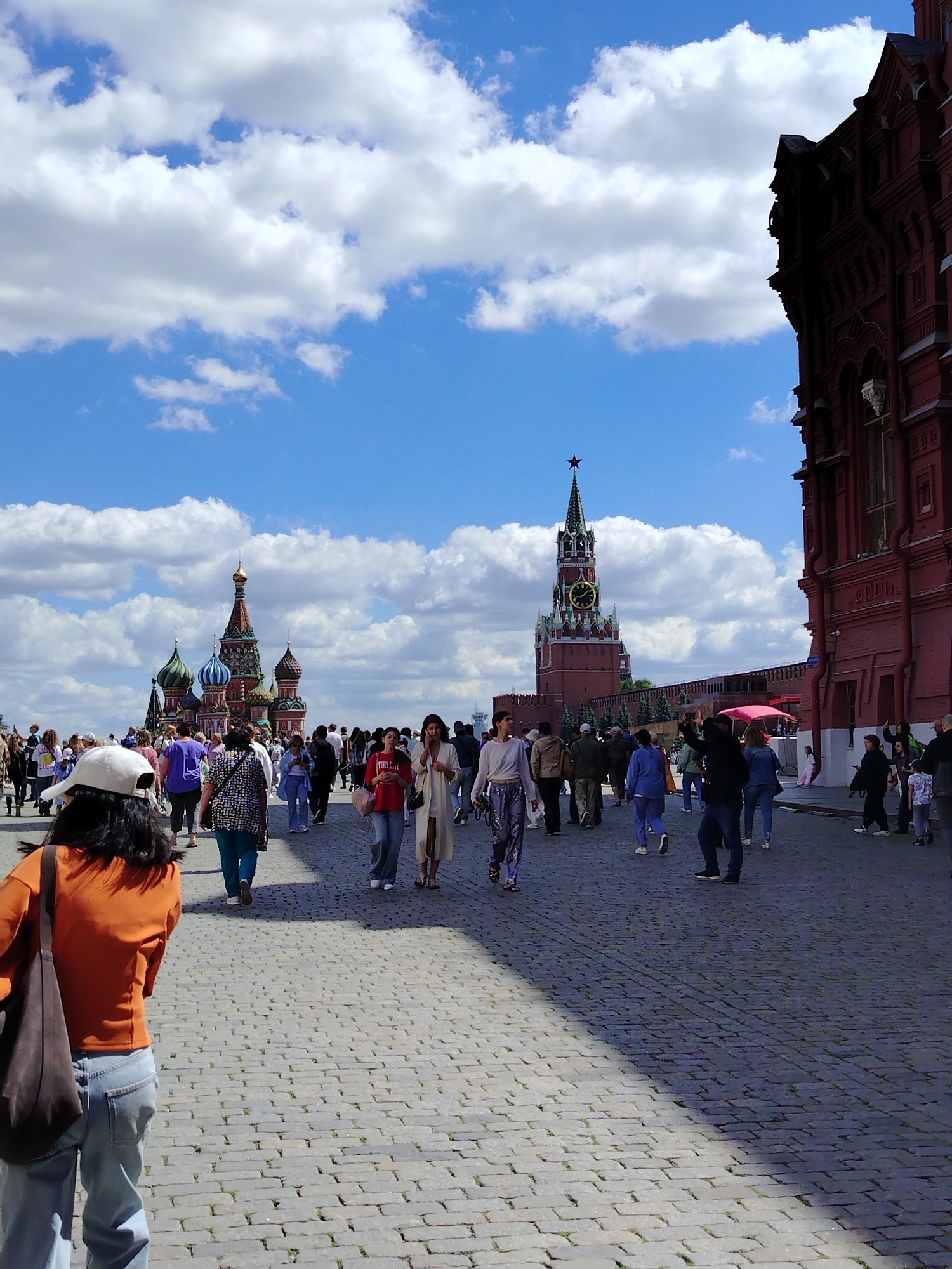 A sunny afternoon at Red Square, Moscow