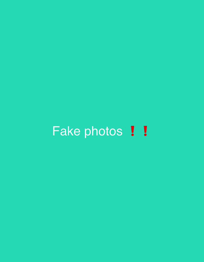 The image is a solid teal background with the white text "Fake photos" centered horizontally, followed by two red exclamation points. There is no discernible location or context provided by the image itself, and it is not possible to determine any details about the city of Kandahar, Afghanistan.