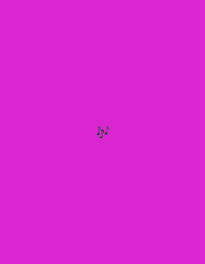 The image is a solid magenta background with three small, black musical notes depicted in the center. There is no indication of any specific location within Mahilyow, Belarus, or any urban environment. The musical notes are the only discernible objects in the image.