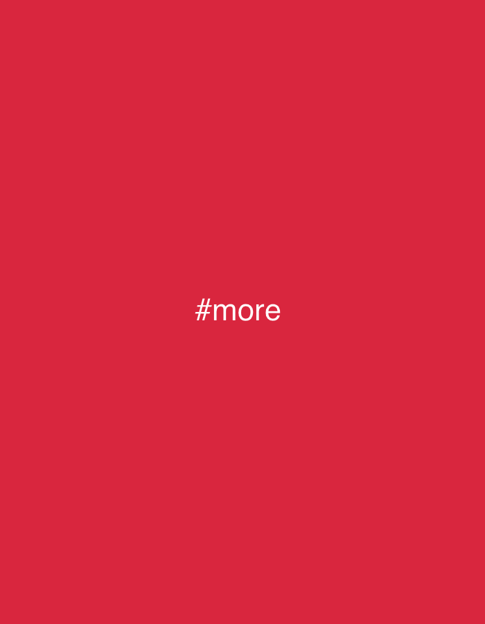 The image is a plain, flat, vibrant red background. Centered horizontally, and slightly below the vertical center, is the white text "#more". The text is rendered in a sans-serif font. There are no people, objects, or discernible scene or setting visible in the image. The image is a static graphic with no activity or event taking place. There are no indicators of time of day, weather, or location cues beyond the provided context of Świdnica, Poland, which is not visually represented. The only notable detail is the presence of the text "#more."