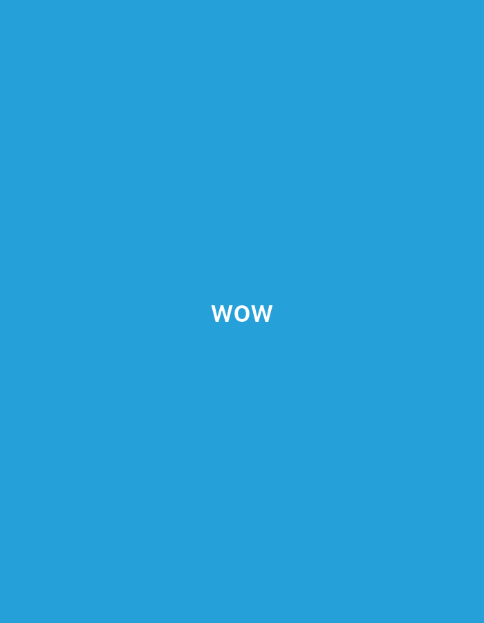The image is a solid blue background with the word "wow" in white text centered horizontally and in the upper portion of the frame. There is no information about the city of Tula, Russia, or any other contextual details present in the image.