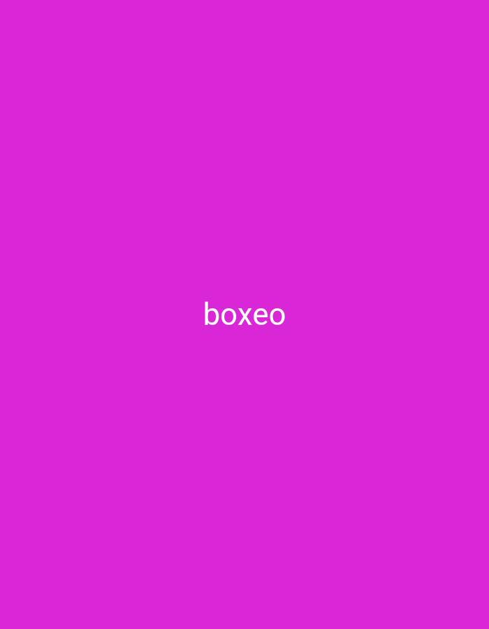 The image is a solid magenta background with the word "boxeo" written in white text in the center. There are no other discernible objects, people, or environmental features present in the image. No location information for Santa Ana, Venezuela can be determined from the visual content.