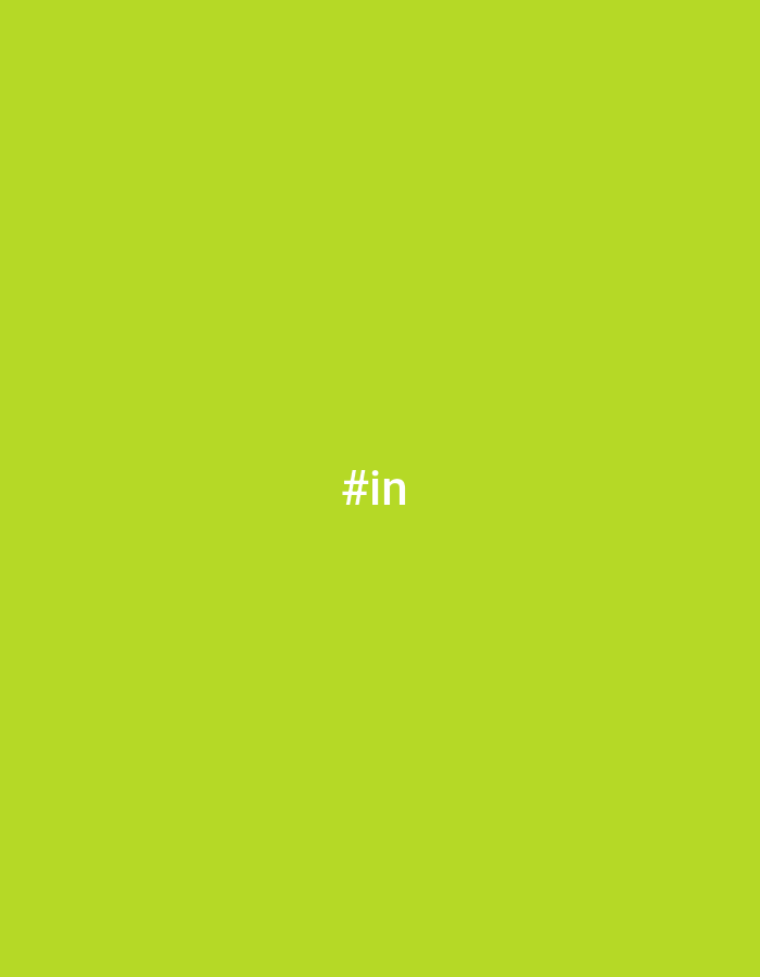 The image is a plain, bright green background with the white text "#in" centered. There is no discernible location in Jos, Nigeria, or any people, subjects, objects, or actions.